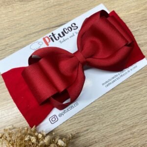 Turbante Dolores Rojo Oscuro