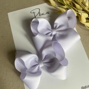 Moño Agustina Blanco