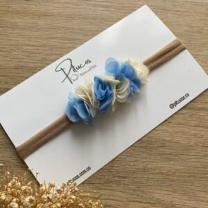 Balaca Frida Mix Mini Marfil/Azul