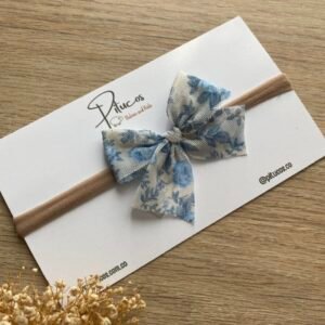 Balaca Flavia Tull Malla Flores Azules