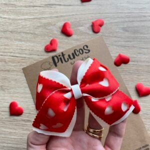 Pinza San Valentin Rojo/Crema