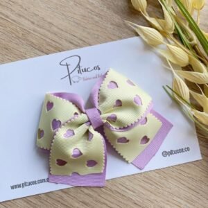 Pinza San Valentin Amarillo/Lila