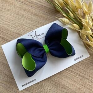 Pinza Agustina Grande Azul/Verde