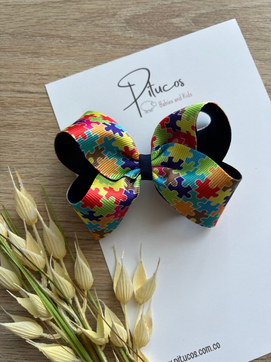 Pinza Agustina Rompecabezas Azul - Imagen 1