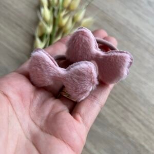 Mini Colita Lazo Plush Palo de rosa (Unidad)