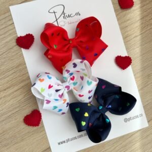 Pinza Mediana Agustina Corazones