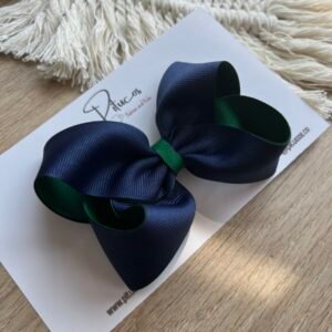 Pinza Agustina Azul Oscuro/Verde Navidad