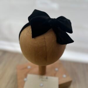 Cintillo Rígido Vicky Negro (Velvet)