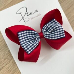 Antonieta Rojo y Cuadros Azul/Blanco (Unidad)