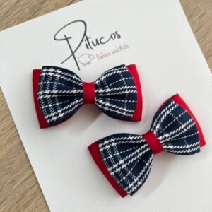 Antonella Mediana Rojo/ Cuadros Azul (Unidad)