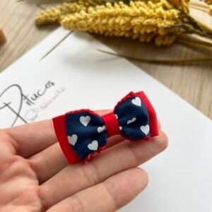 Mini Colita Antonella Rojo/Corazones (Unidad)