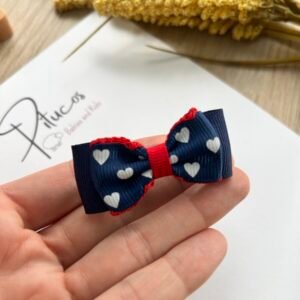 Mini Colita Antonella Azul Oscuro/Corazones (Unidad)