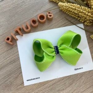 Agustina Verde Manzana Pespunteado