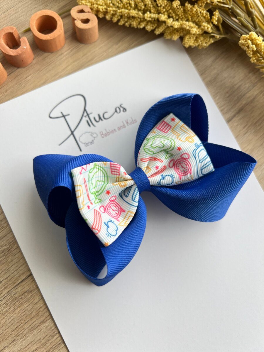 Pinza Antonieta Mundo Escolar Azul Rey (Unidad) - Imagen 1