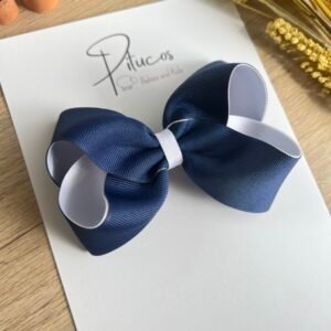 Agustina Grande Azul Oscuro/Blanco (Unidad)