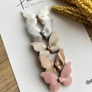 Mini pinzas Borboleta Metalizada (Unidad)