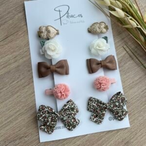 Kit Mini Pinzas Mocca