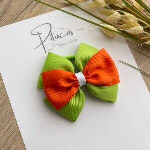 Begoña Verde Manzana/Naranja/Blanco