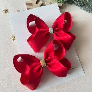 Pinza Agustina Rojo centro Brillante (Unidad)