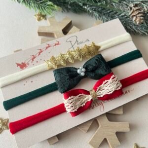 Trío Balacas Holly Christmas