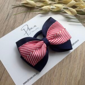 Petronila Azul Oscuro/Rayas Rojas (Unidad)