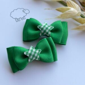 Antonella Mini verde estrella xadrez (unidad)